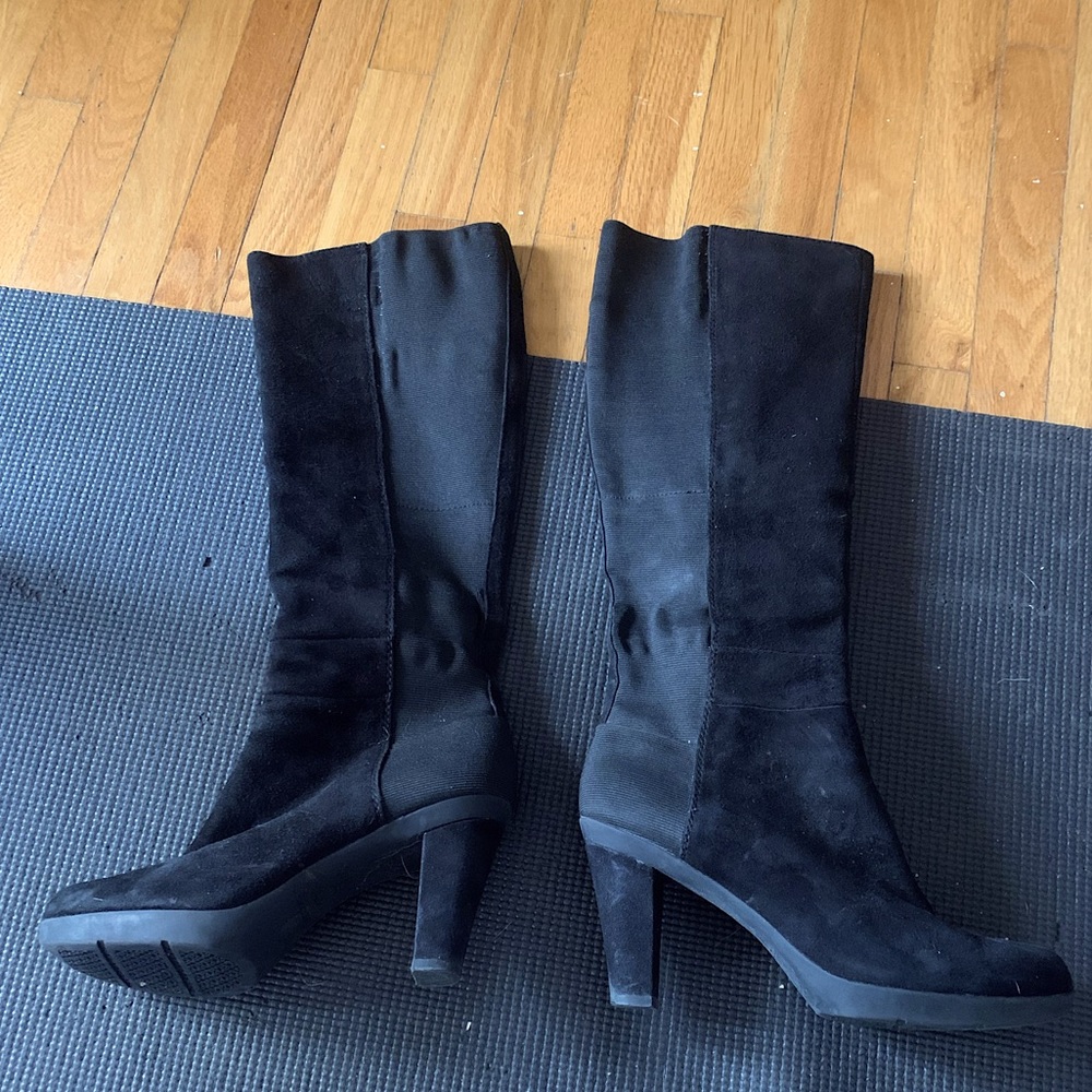 Geox Black Below Knee Boots